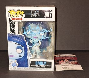🔥 Helena Bonham Carter Signed Autographed Corpse Bride Emily Funko JSA COA 🔥