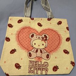 Brand New Hello Kitty  Large Canvas bag