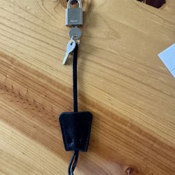 Authentic PRADA silver lock 