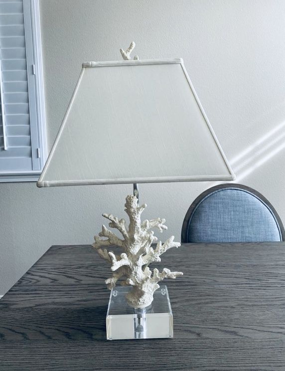 Ethan Allen Coral Lamp