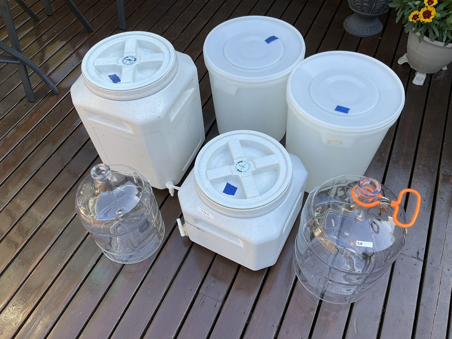 Wine, Beer Making Containers