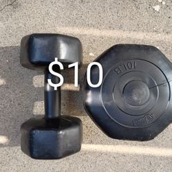 10lb dumbbell pair