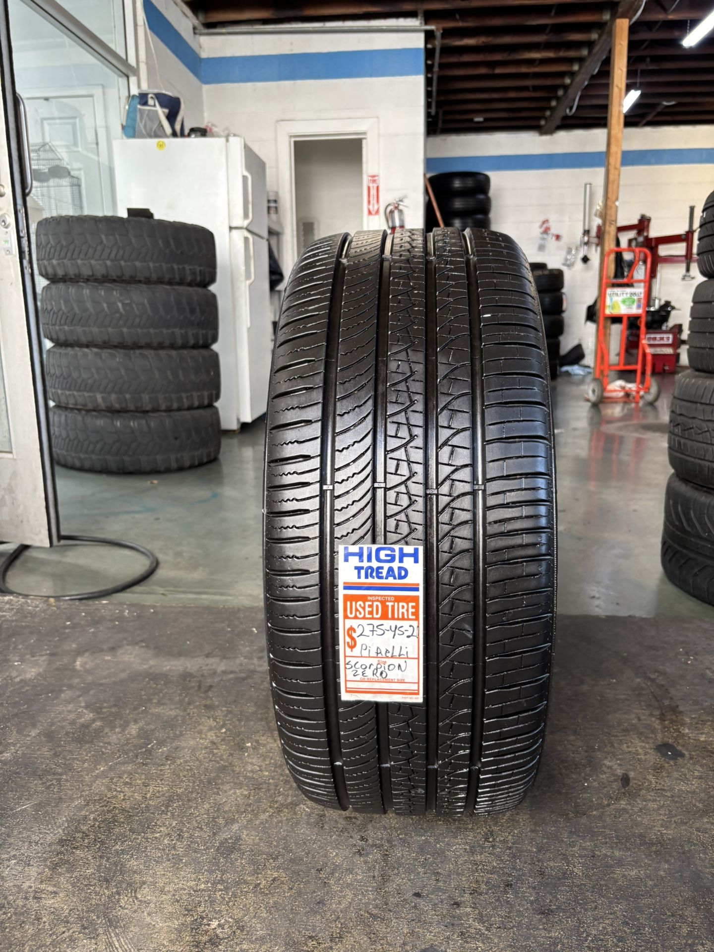 275/45/21 PIRELLI SCORPION ZERO (1 TIRE)