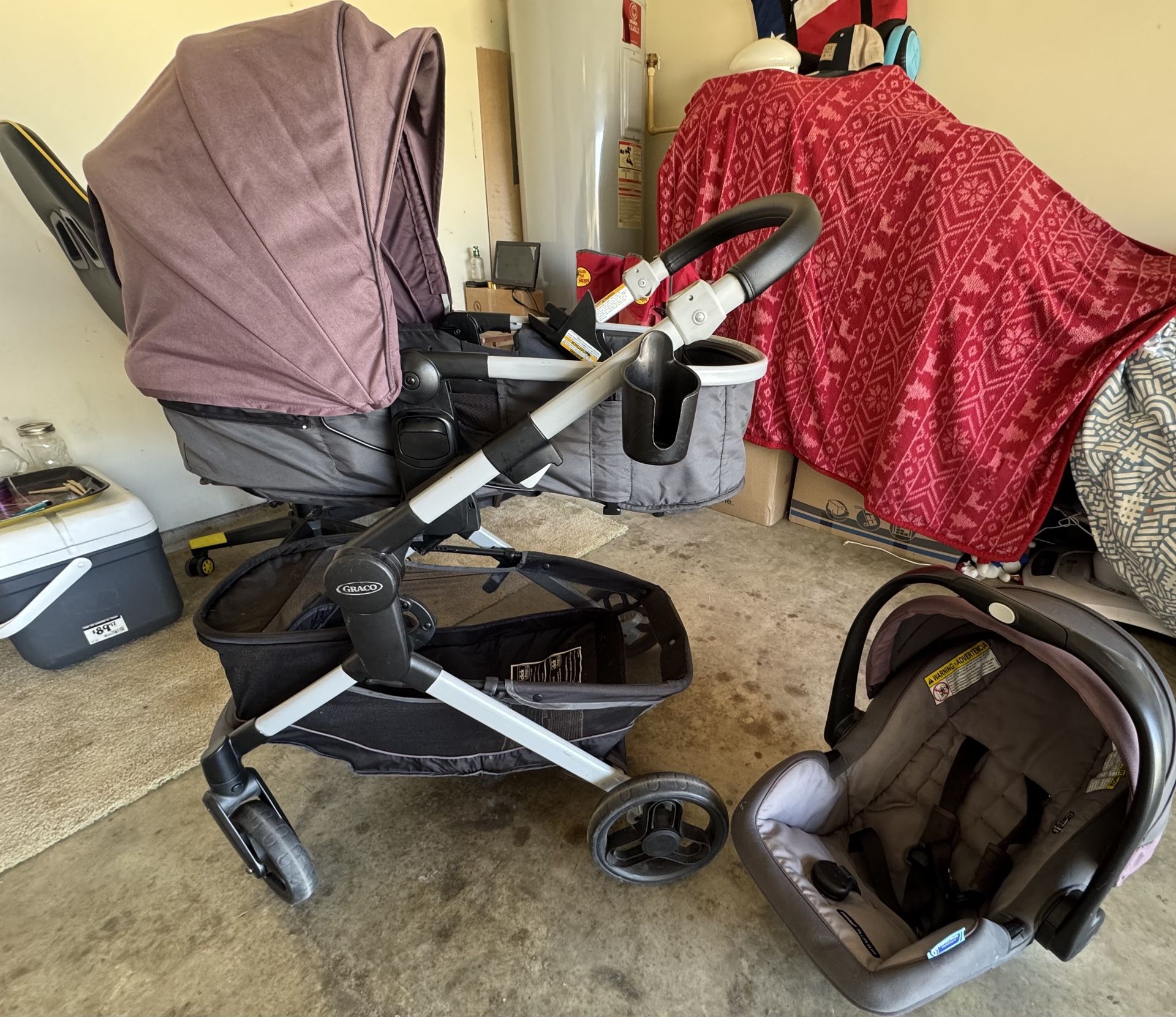 GRACO STROLLER/ BABY CAR SEAT/ BABY BASSINET
