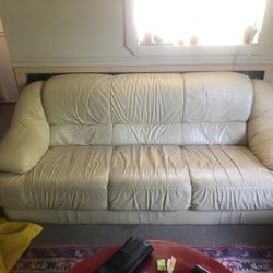 $25 Leather Couch 