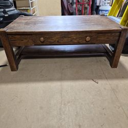 Very Old Oak Coffee Table 