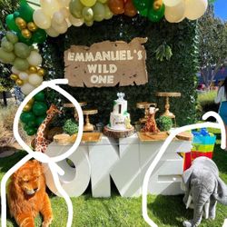 Safari Animal Party Props 