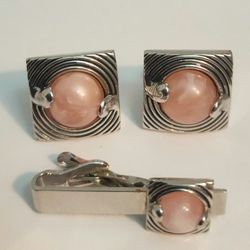 Swank Cufflinks And Tie Clip