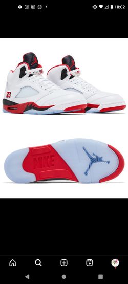 Jordan 5 FIRE RED MEN SIZE 12.5, SIZE 13