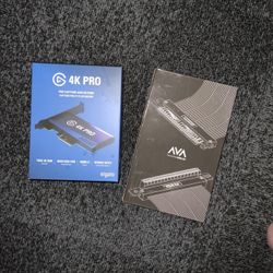 Elgato 4K Pro Capture Card + PCIe 5.0 Riser (Streaming / Gaming Setup)