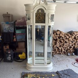 Free To Pick Up - Grandfather Clock With Accessories 