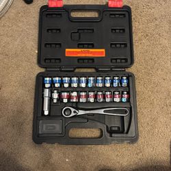 PITTSBURGH 93150 3/4″ DR. 21PCS COMBO GO-THRU SOCKET SET