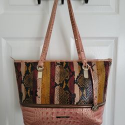 Brahmin Medium Asher Multi Miramar Leather Tote