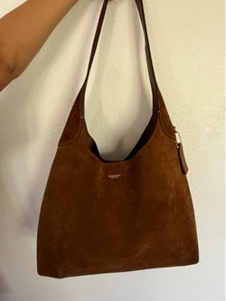 Coach Brooklyn Shoulder Bag 39  Brown (suede version)
