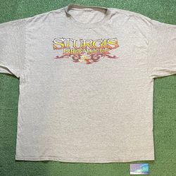 Vintage 2000s Sturgis Bike week grey tee