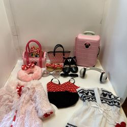 Disney Minnie Mouse ILY 18inch Doll Clothes & Accessories Large Lot