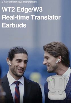 Timekettle WT2 Edge Audífonos Traductores en Tiempo Real