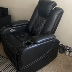 Black Powered Recliner Chair From Wayfair 