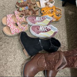 Girl Toddler Shoes!!! Size 5 And 6