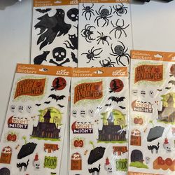 Lot Of 5 Halloween Stickers By E K Success