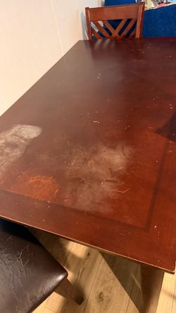Brown table