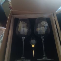 Harley Davidson Wine Gift Set 