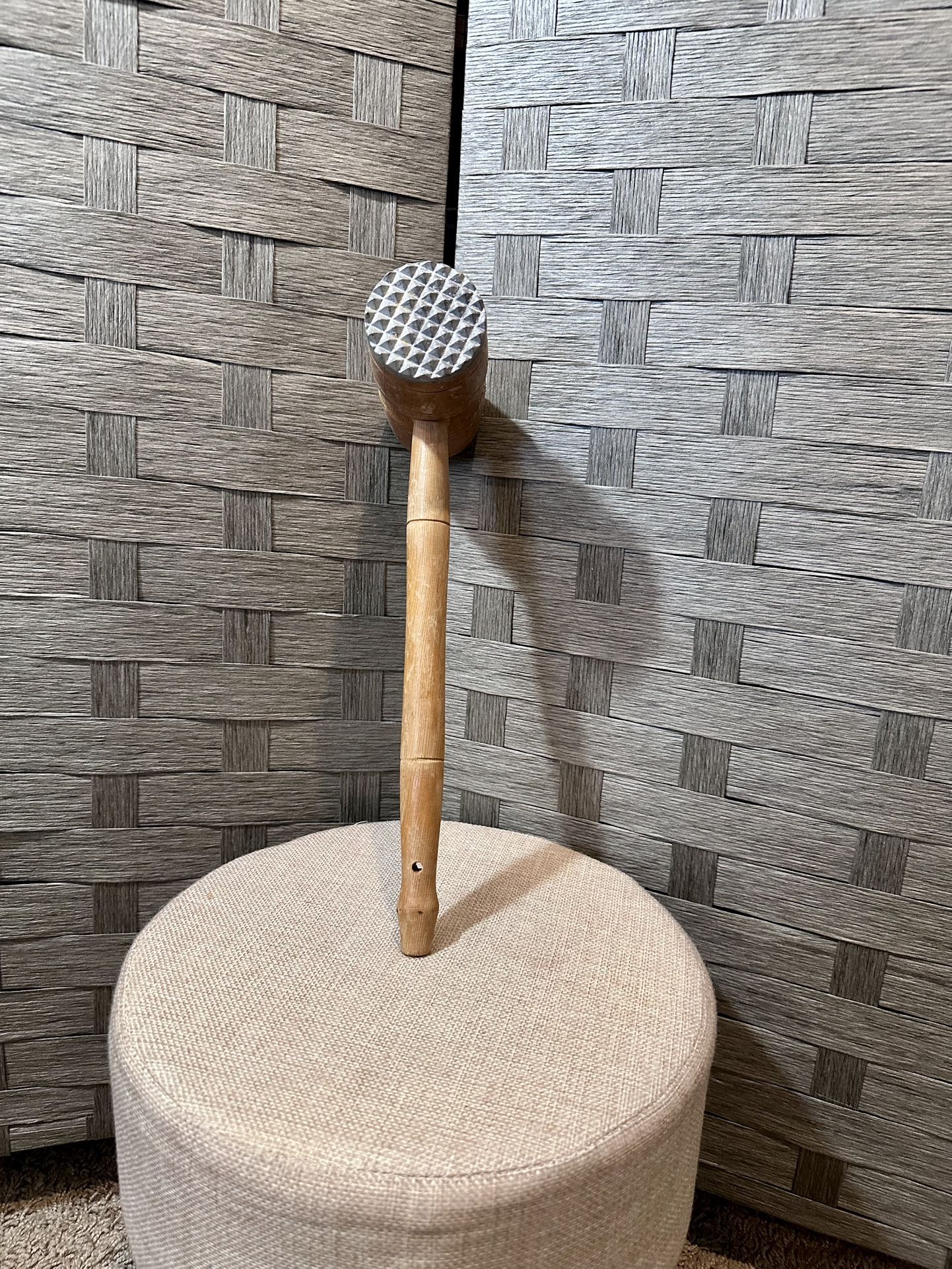 Wooden Meat Tenderizer Mallet - Vintage