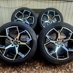 18” Venom Rims With Tires 