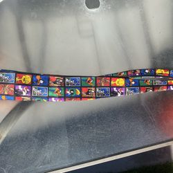 Warner Bros. Accessories Vintage Looney Tunes Stamp Collection Silk Tie