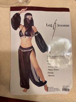 5-Piece Arabian Dancer Costume