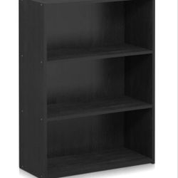 3-Tier Open Shelf in Black