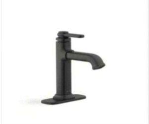 KOHLER Numista Single Hole Single-Handle Bathroom Faucet in Matte Black