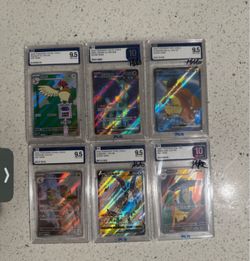 Lot of 6 graded cards OFFERS only
