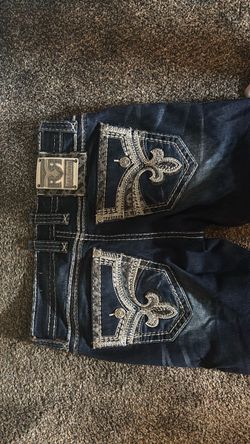 Men’s rock revival jeans
