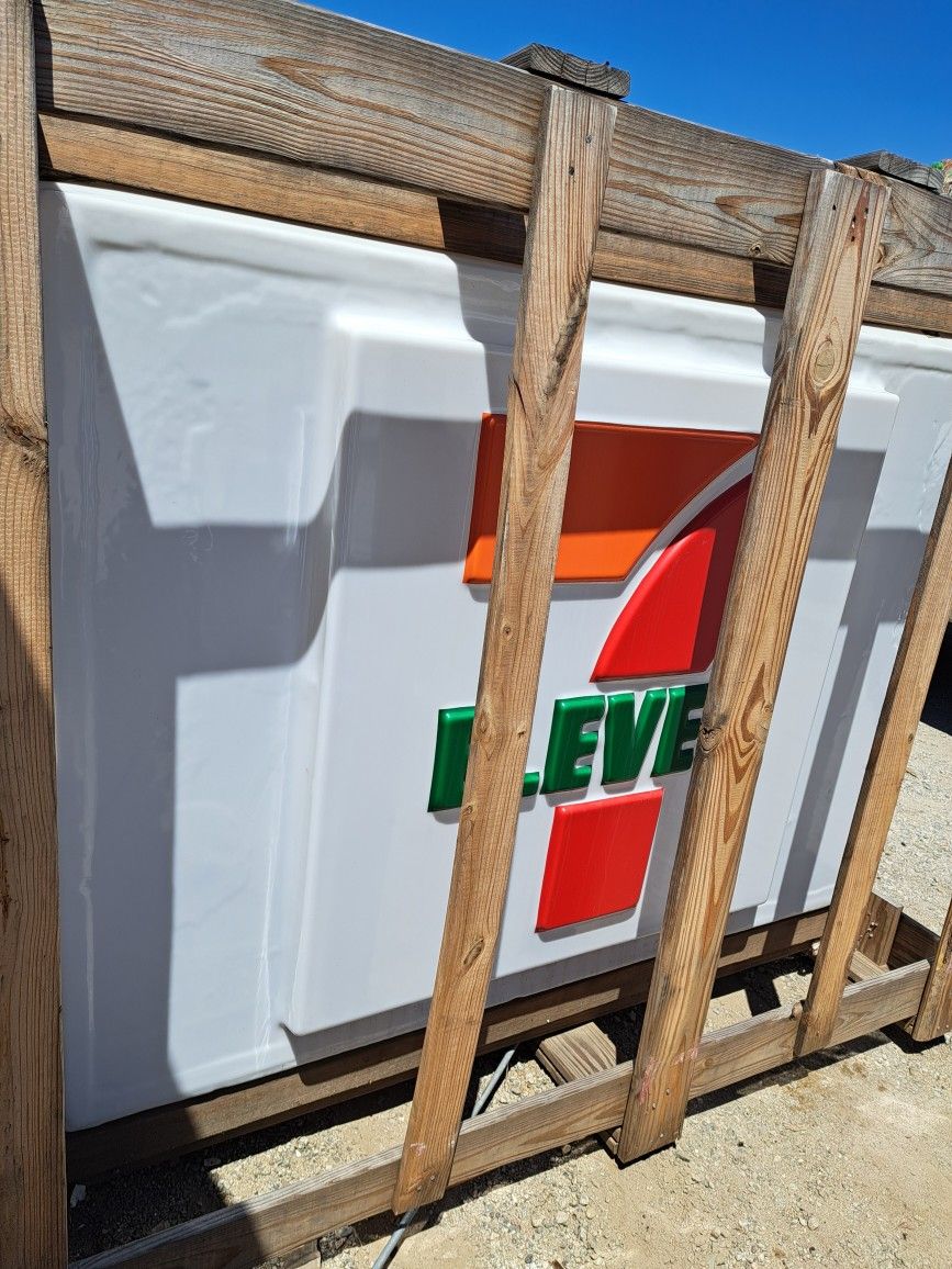 7 Eleven Sign Face Multi Dimensioned Lexan