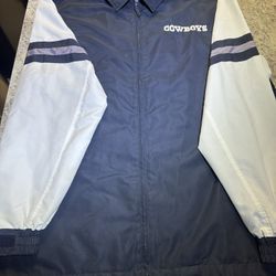 Vintage Dallas Cowboys Windbreaker Jacket XL