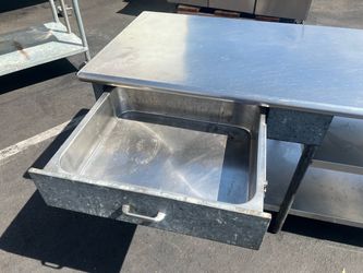 30” x 72” Stainless Worktable With drawer and Undershelves
