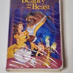 Vintage RARE Walt Disney Classic Black Diamond Beauty and the Beast