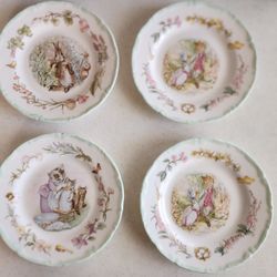Beatrix Potter Peter Rabbit Small Plates Set of 4
