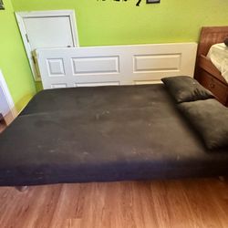 Black Sofa/ Futon For Sale
