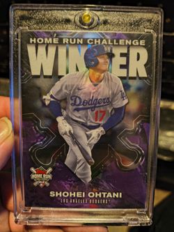 Topps Home Run Challenge Winner Card