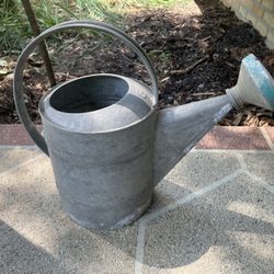 Vintage Galvanized Metal Watering Can 1.5 Gallon 