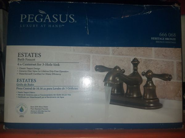 Pegasus Estates 666 068 Bathroom Faucet In Heritage Bronze For