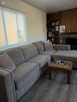 L-shaped couch