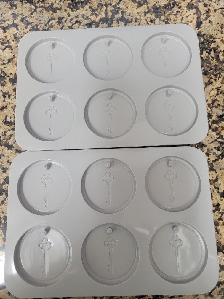 Key Charm Tag Set Silicone Mold