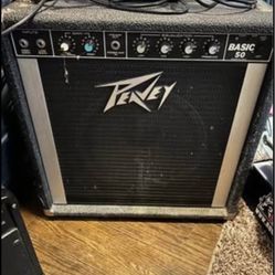 Peavey Basic 50 Bass Amp – Vintage Solid-State Amplifier 