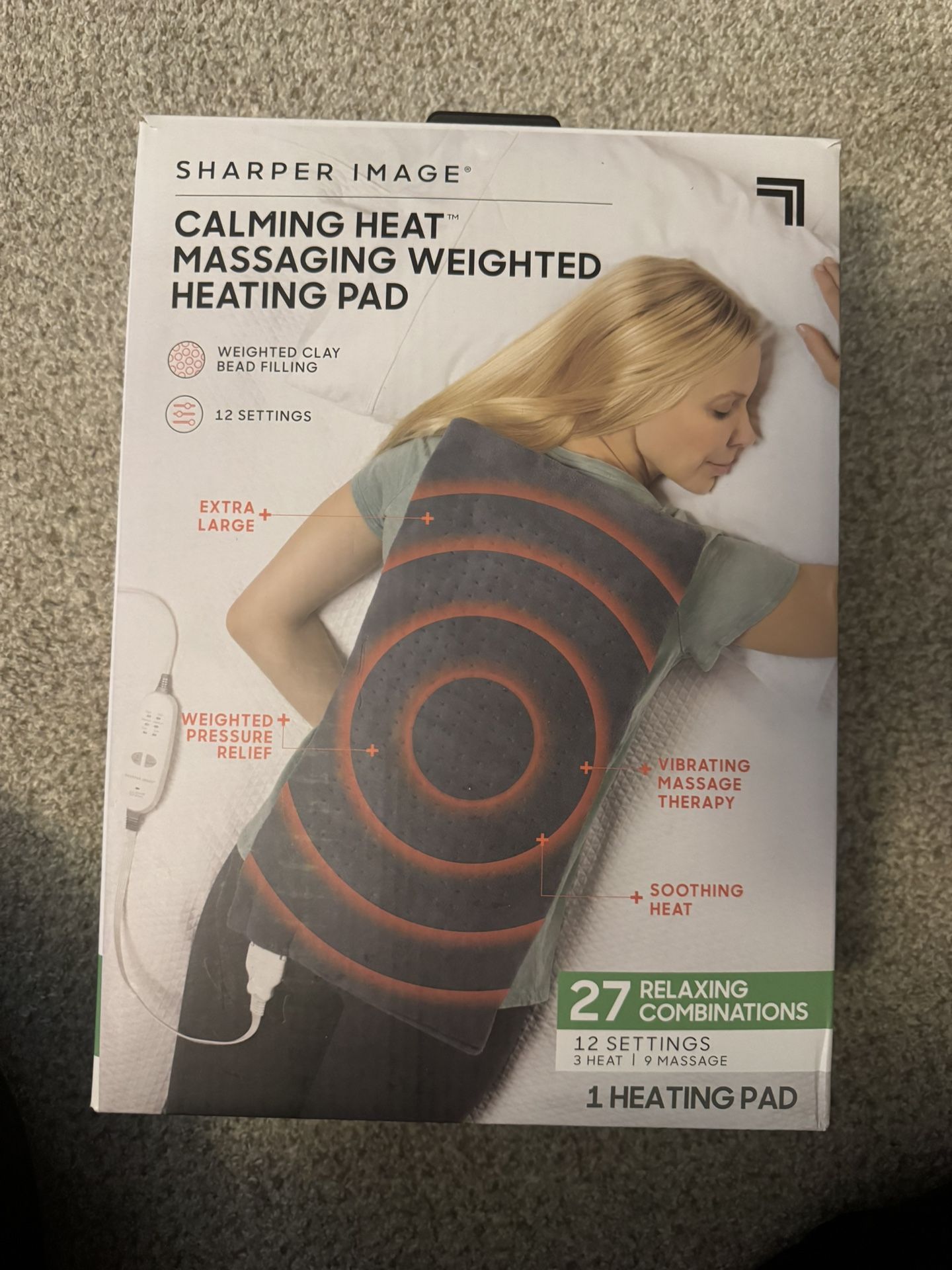 Massaging Weighted Heating Pad