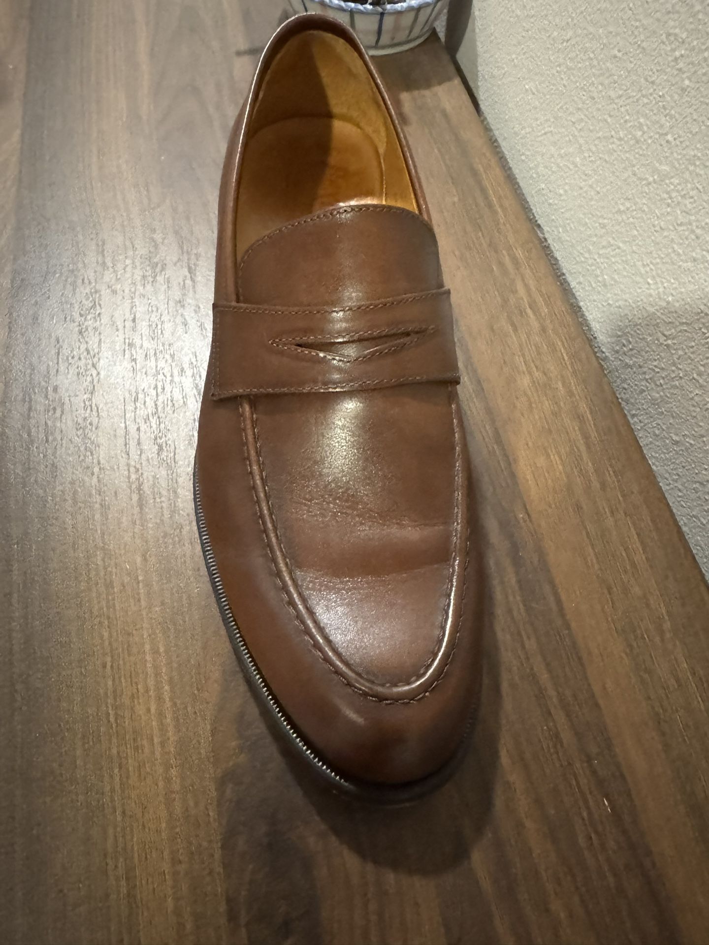 Men’s Brown Leather Loafers 
