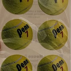 Paper House Production-Tennis Balls 16 Pcs BNIP 
