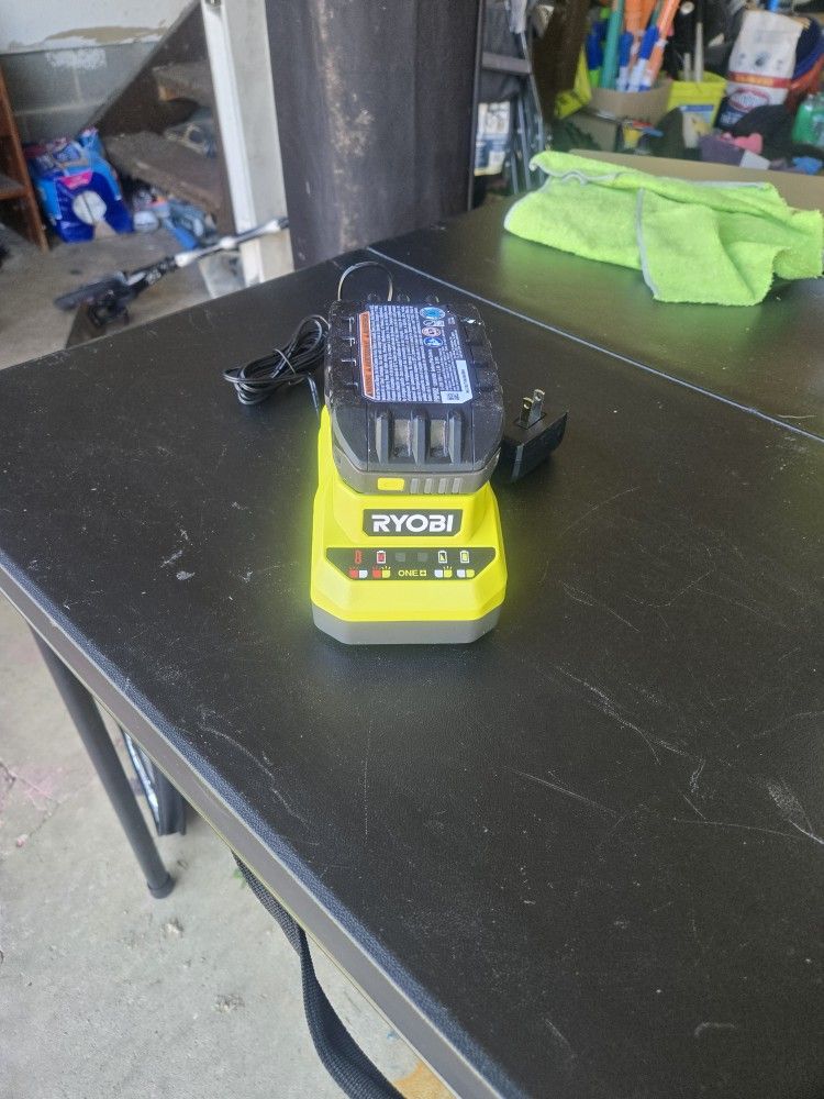 Ryobi 18v Battery and Charger